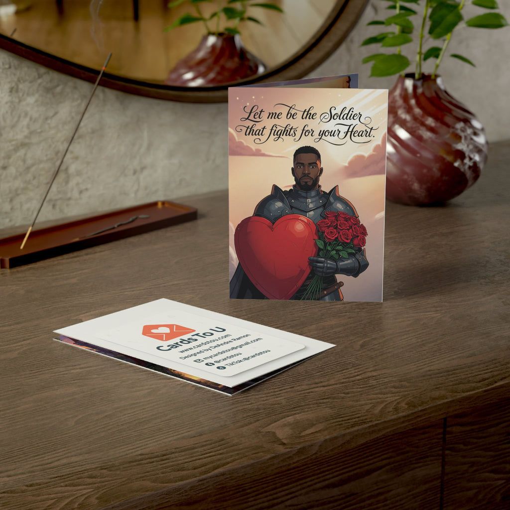 Heartfelt Greeting Cards - Let Me Be The Soldier That Fights for Your Heart, Romantic Notes, Love Cards, Valentine's Day, Anniversary, [...]