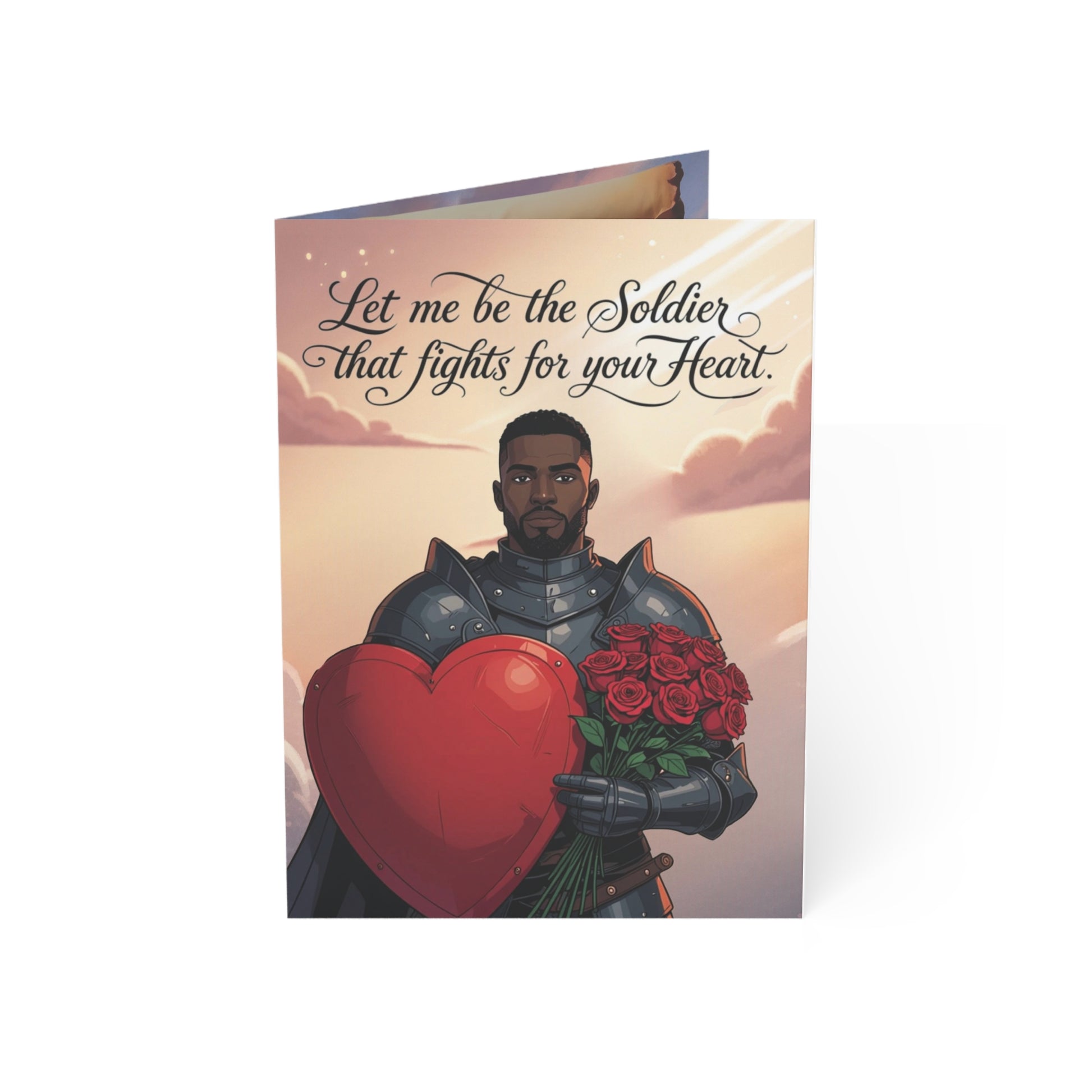 Heartfelt Greeting Cards - Let Me Be The Soldier That Fights for Your Heart, Romantic Notes, Love Cards, Valentine's Day, Anniversary, [...]