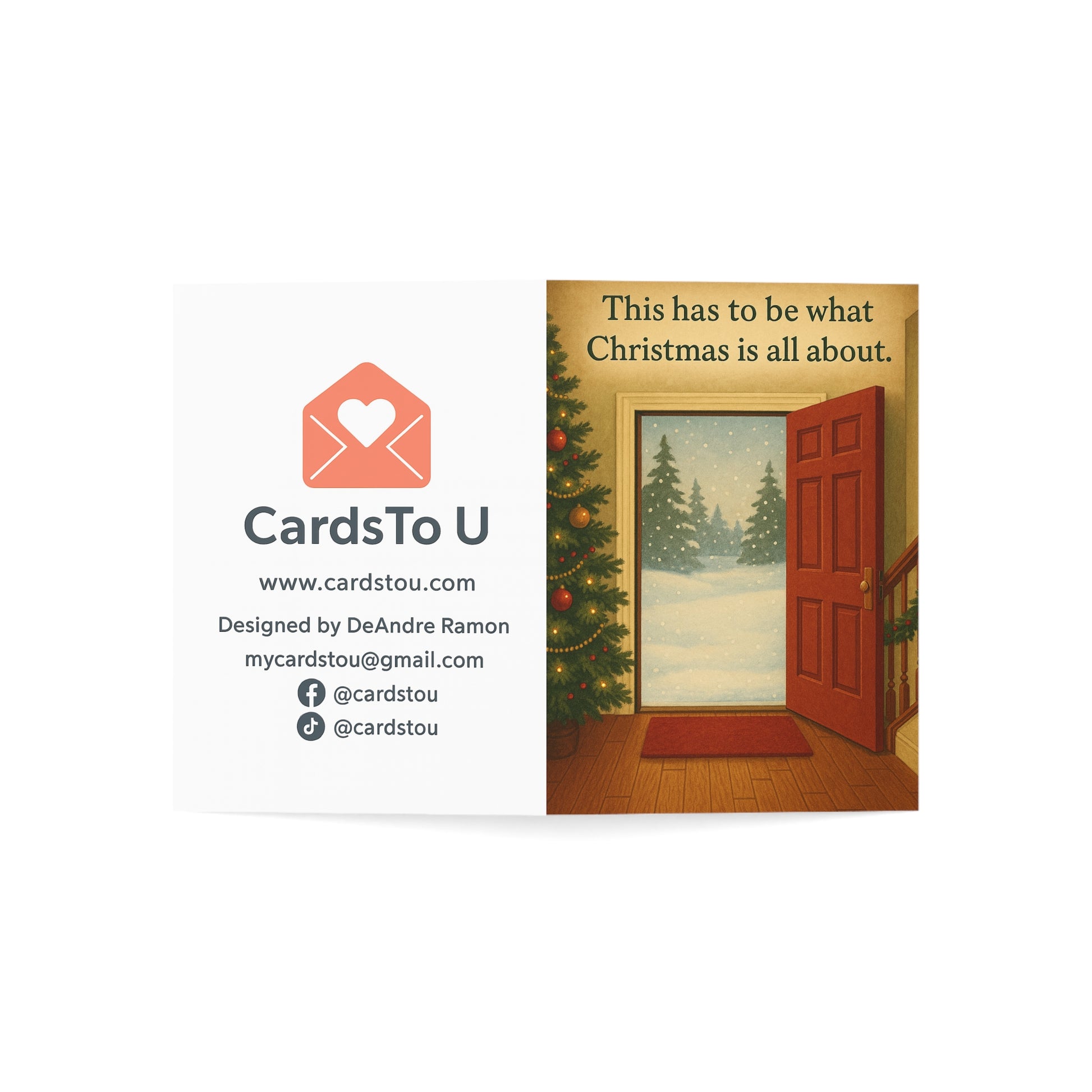 Festive Greeting Cards for Christmas - Sets of 1, 10, 30, 50pcs