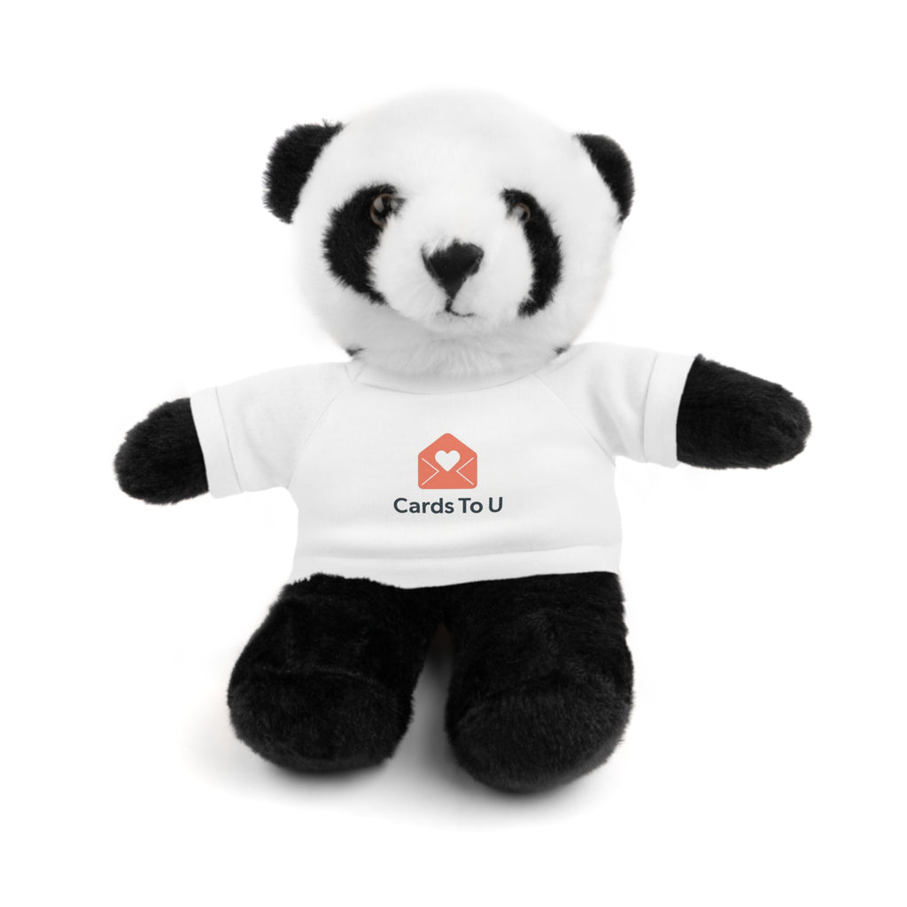 Custom Stuffed Animal with Tee – Personalizable Plush Bear Gift