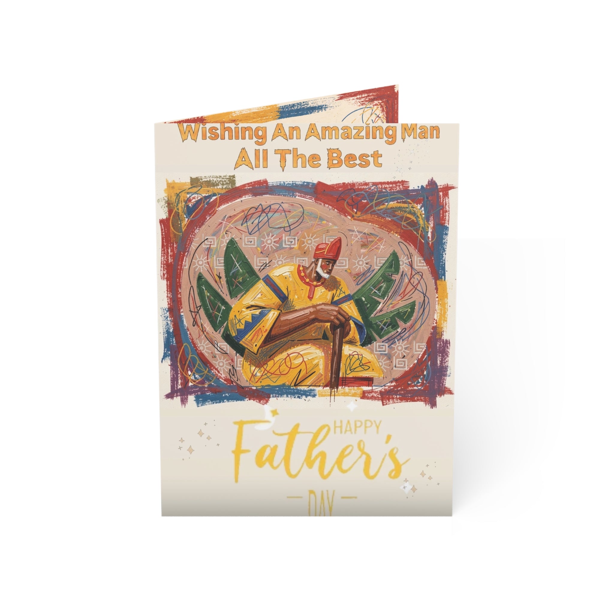 Father's Day Greeting Card – "Wishing An Amazing Man All The Best" (Pack of 1, 10, 30, 50)
