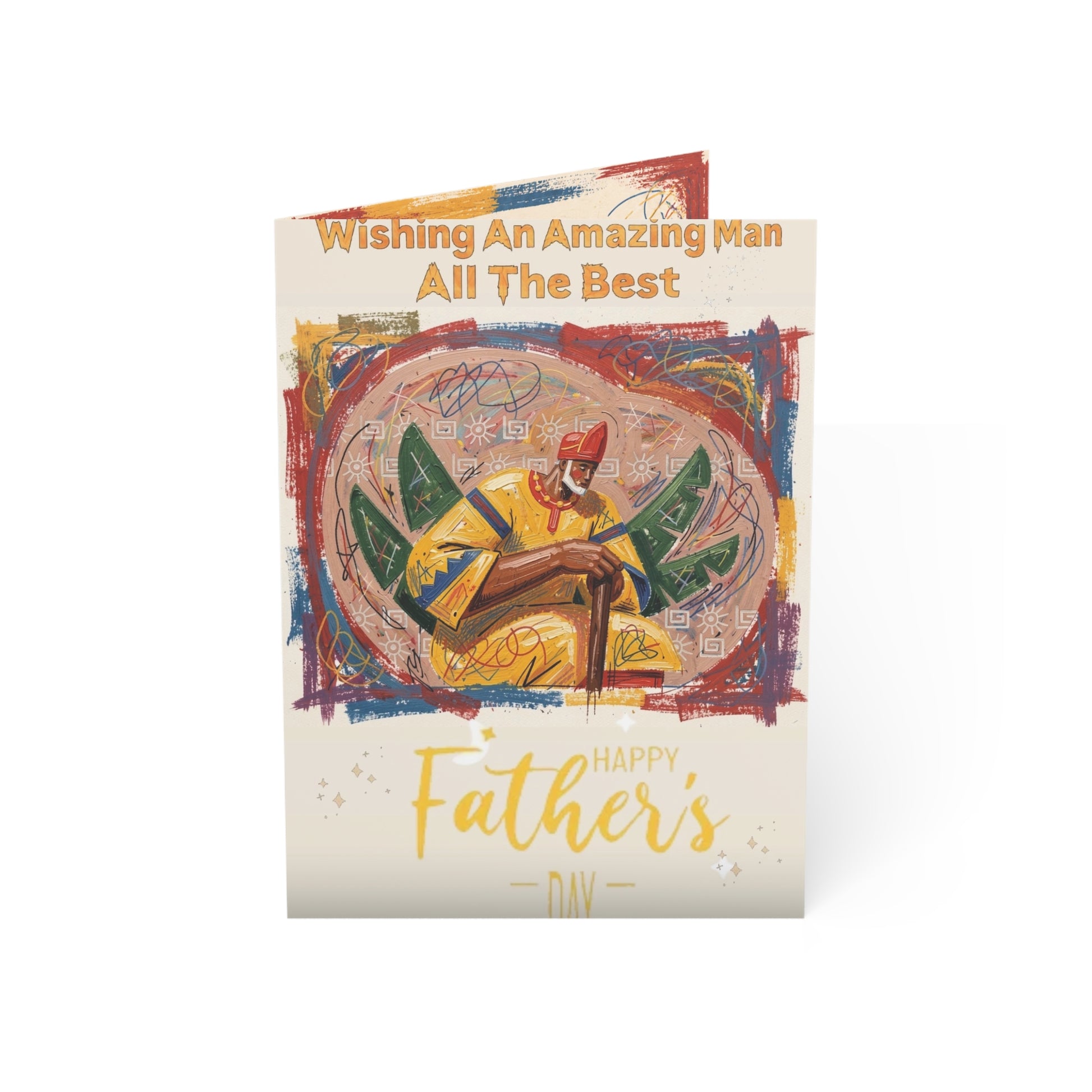 Father's Day Greeting Card – "Wishing An Amazing Man All The Best" (Pack of 1, 10, 30, 50)