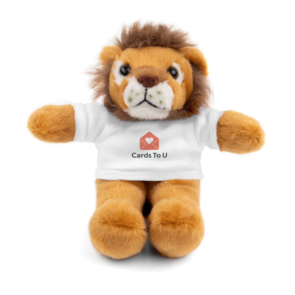 Custom Stuffed Animal with Tee – Personalizable Plush Bear Gift