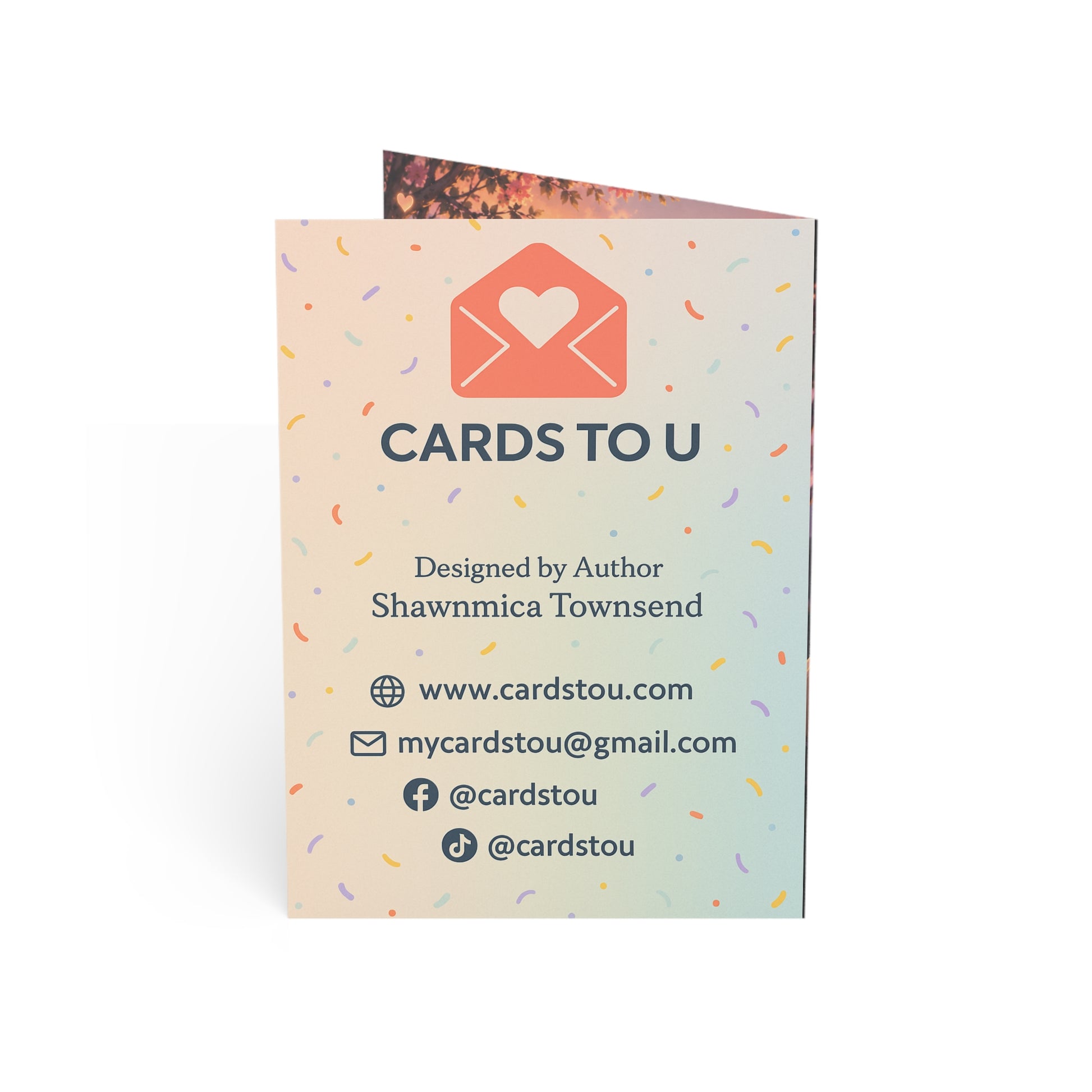 Romantic 'My Heart, My Forever' Greeting Card — Anniversary & Love Cards (1/10/30/50 pcs)