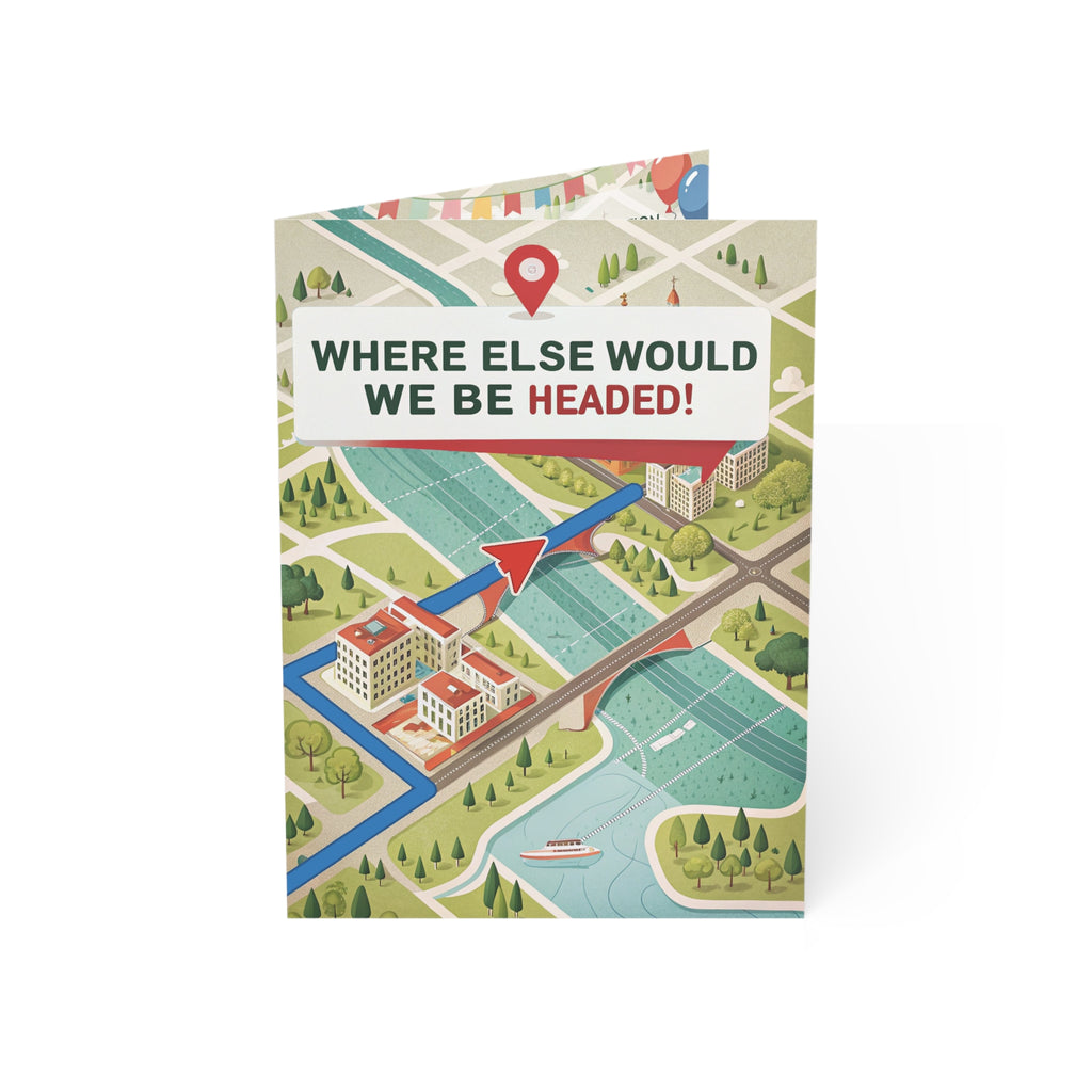 Fun Map Greeting Cards – Perfect for All Occasions, Travel Enthusiasts, Birthday Wishes, Adventure Celebrations, Friendship