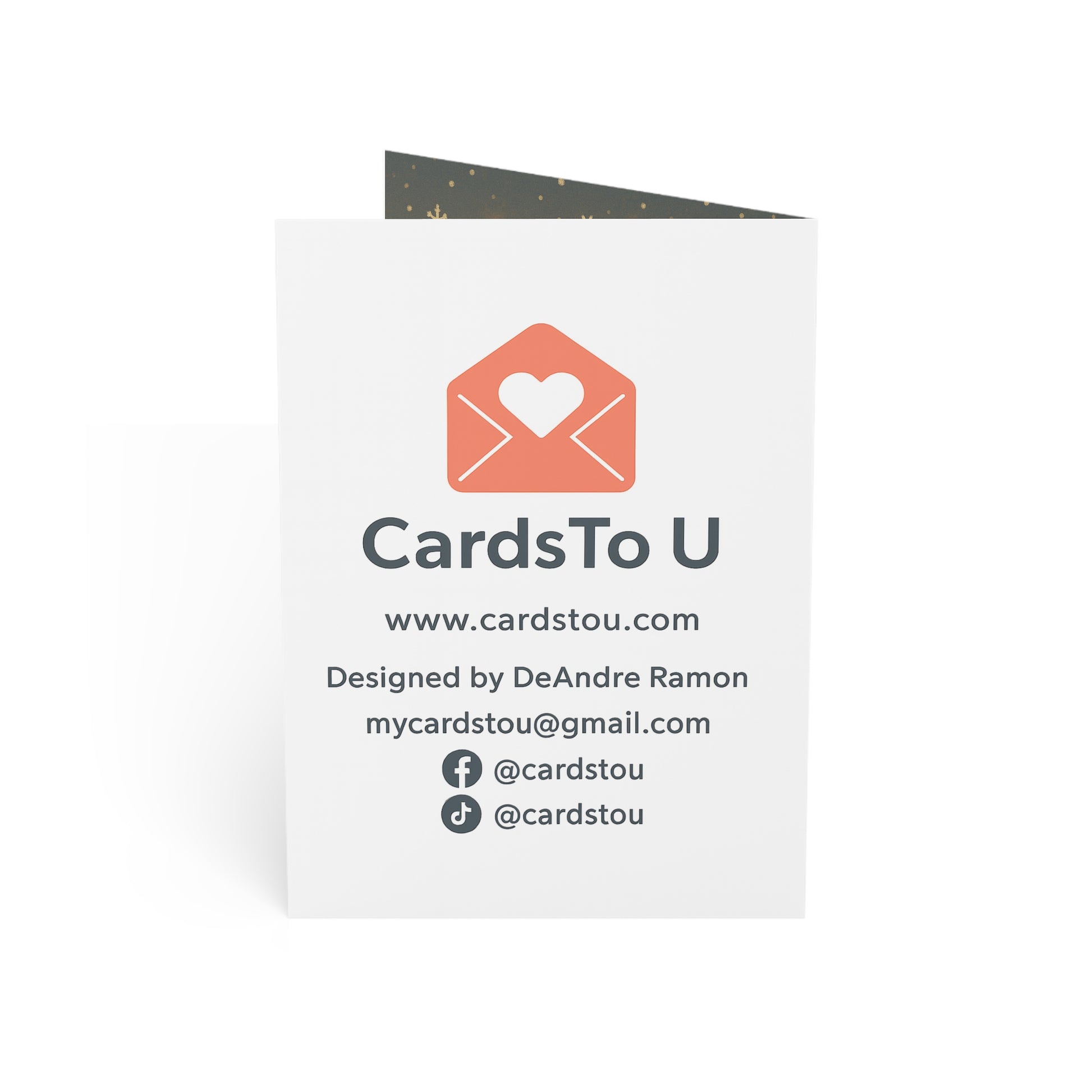 Festive Holiday Greeting Cards | Ho Ho Ho Santa Collection (1-50pcs)