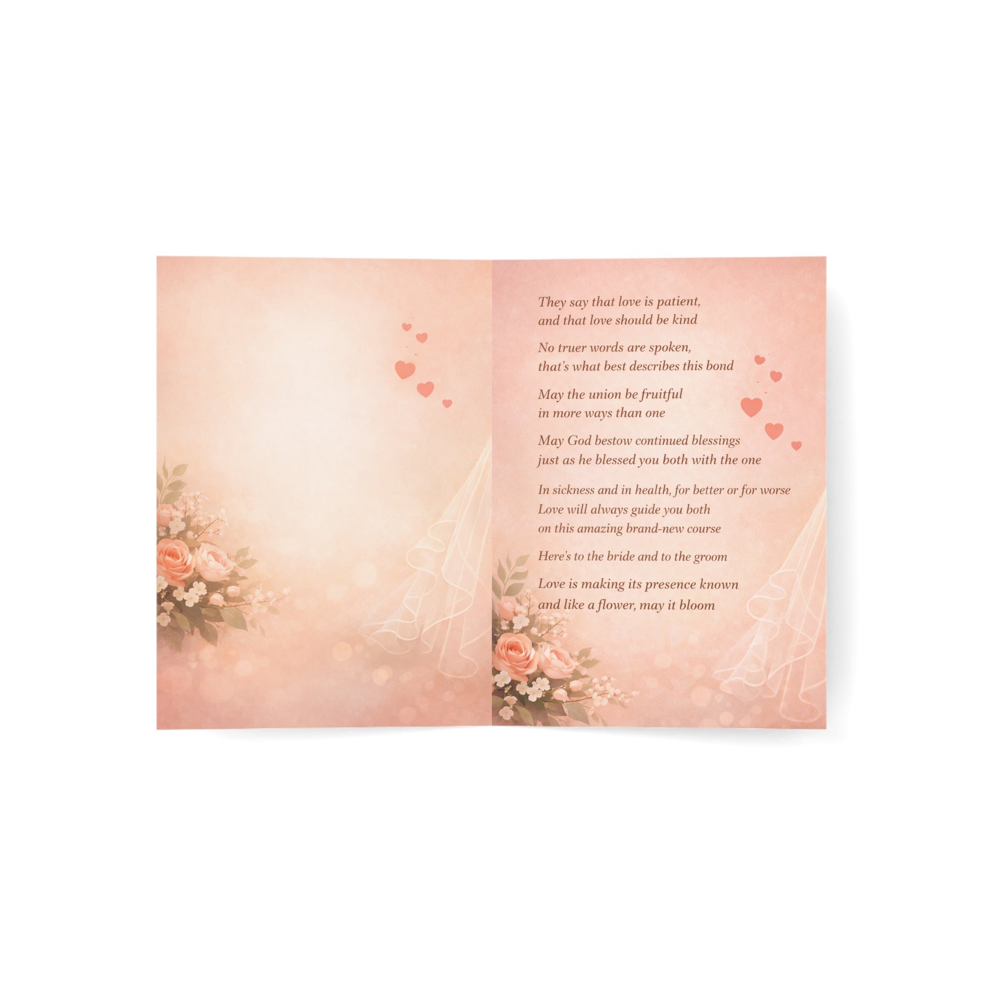 Wedding Congratulations Greeting Card – 'Congratulations Mr & Mrs' (Single or Bulk Packs)