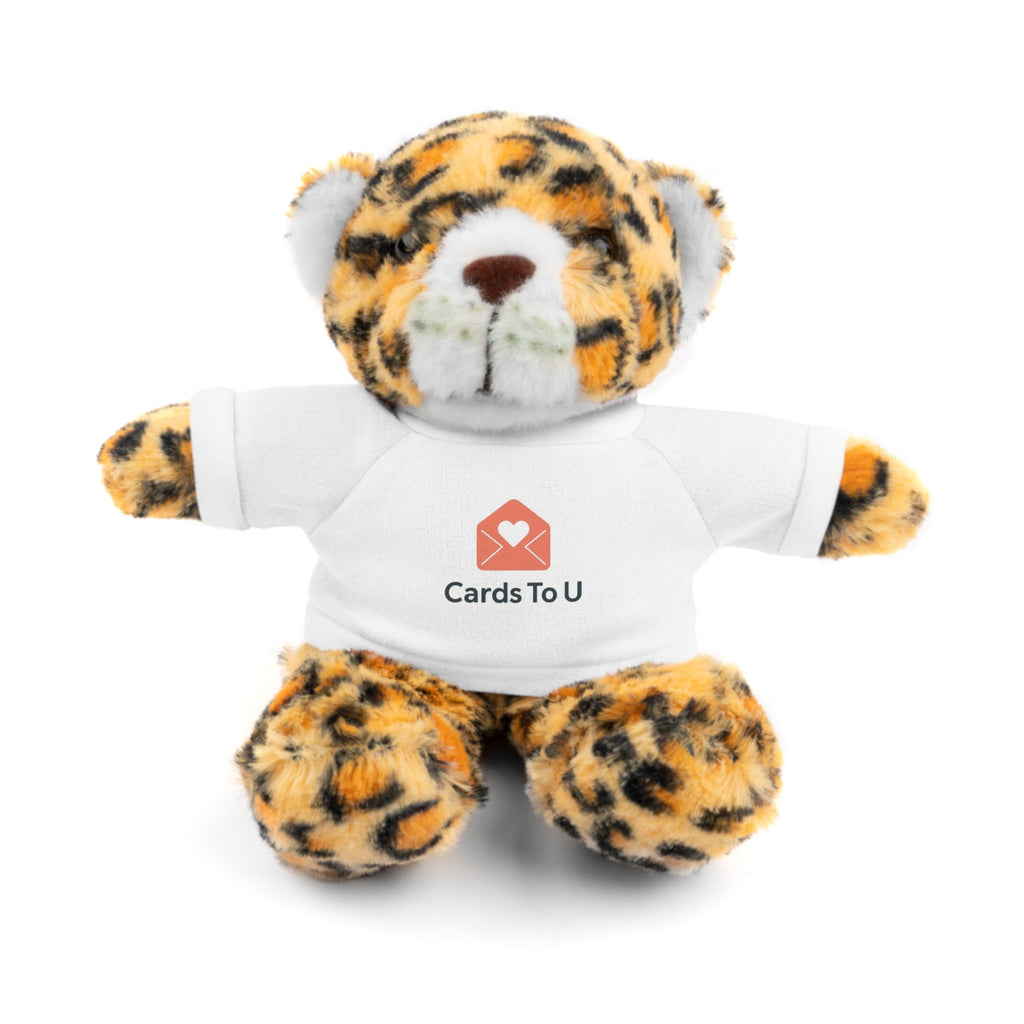 Custom Stuffed Animal with Tee – Personalizable Plush Bear Gift