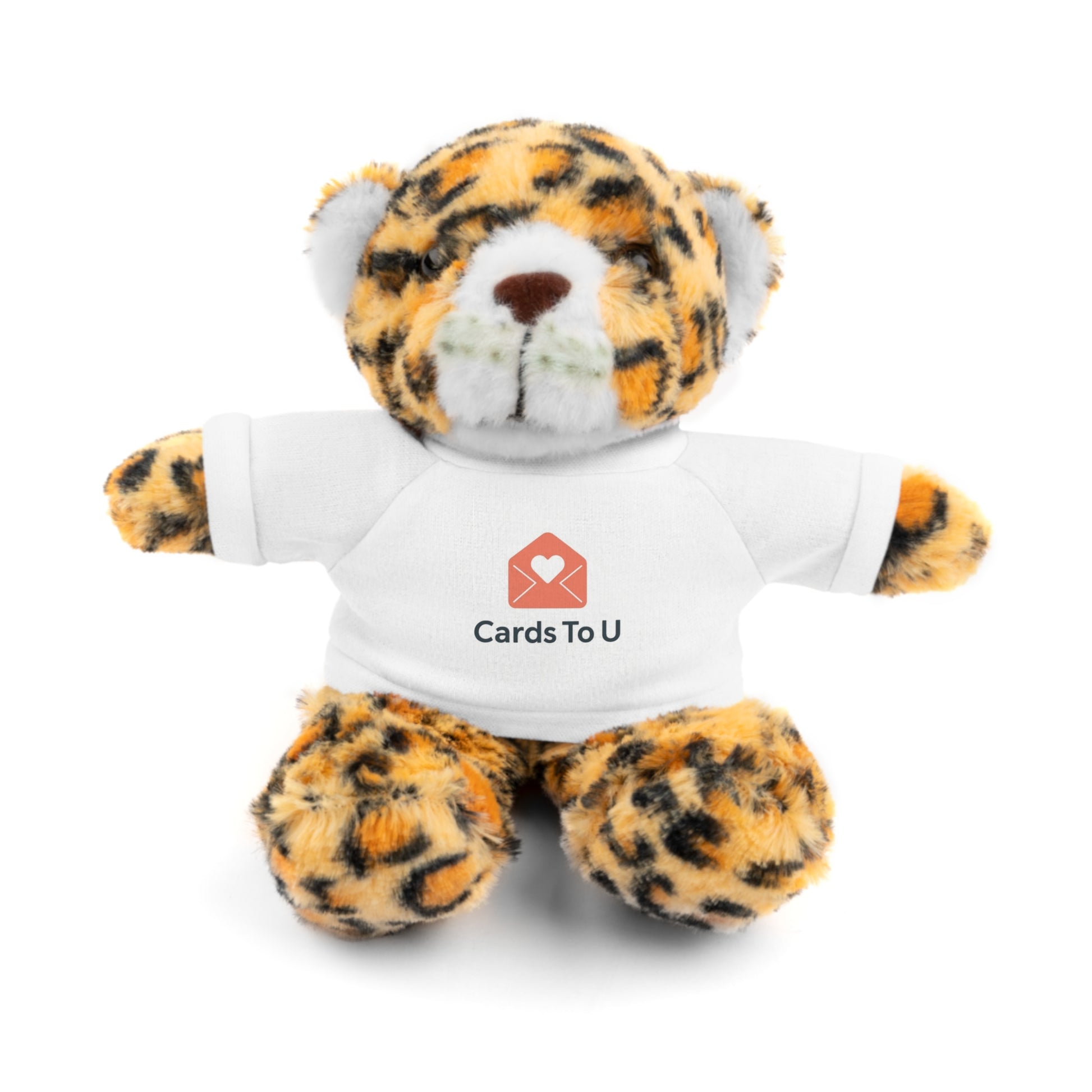 Custom Stuffed Animal with Tee – Personalizable Plush Bear Gift