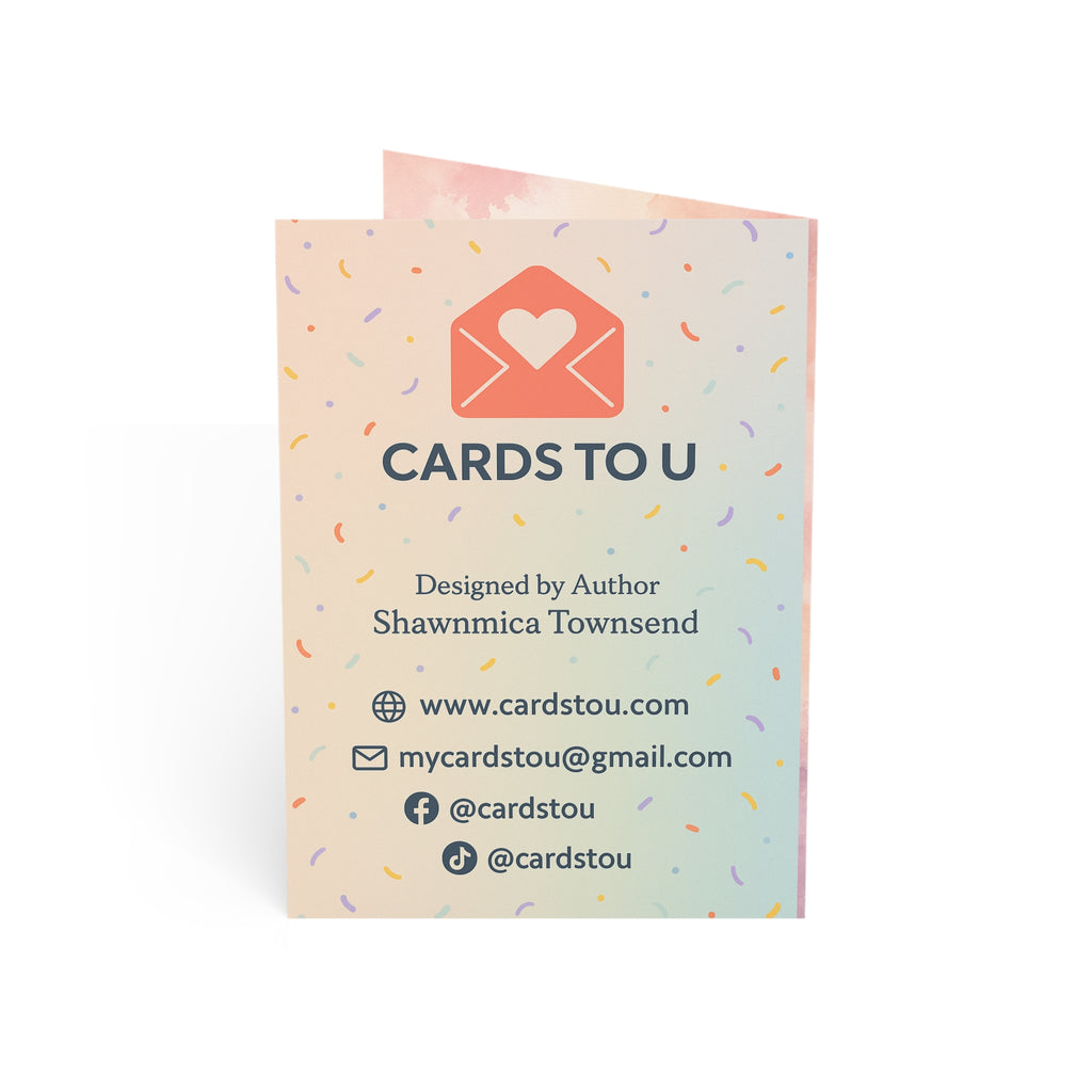 Romantic 'My Favorite Love Language' Greeting Card — Valentine’s Day, Anniversary Card for Couples (1/10/30/50 pcs)