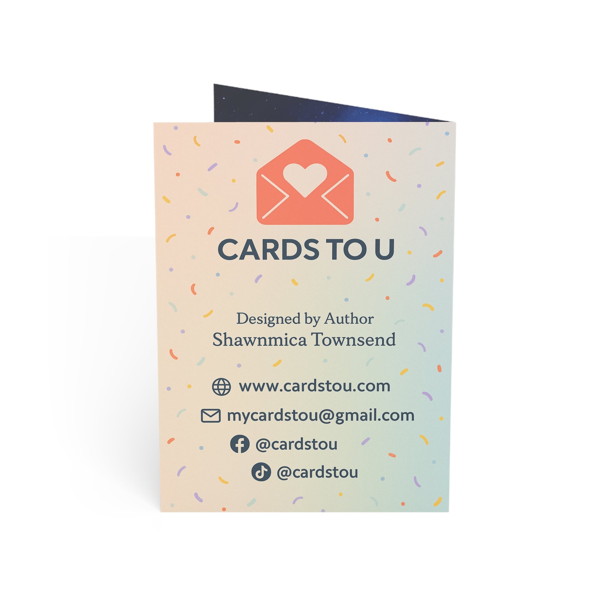 Missing You Greeting Card — Romantic Long-Distance Card (1, 10, 30, 50 pcs)