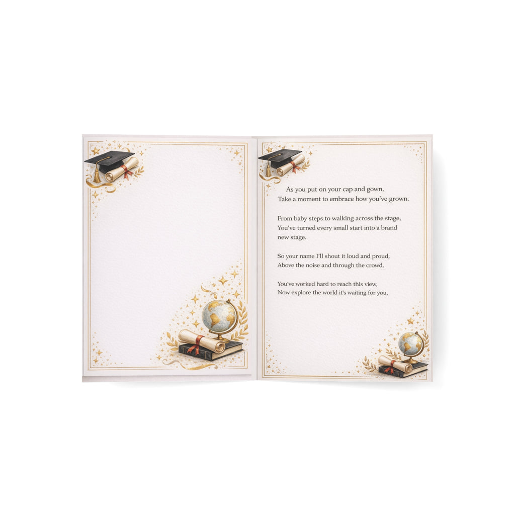 Graduation Congratulations Card – “Congratulations Graduate!” Pack (1/10/30/50)