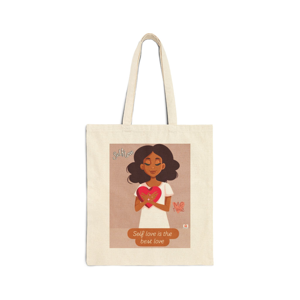 Love Letters Cotton Canvas Tote Bag, Eco-Friendly Shopping Tote, Gift Bag for Cards, Valentine's Day Tote, Messenger Bag