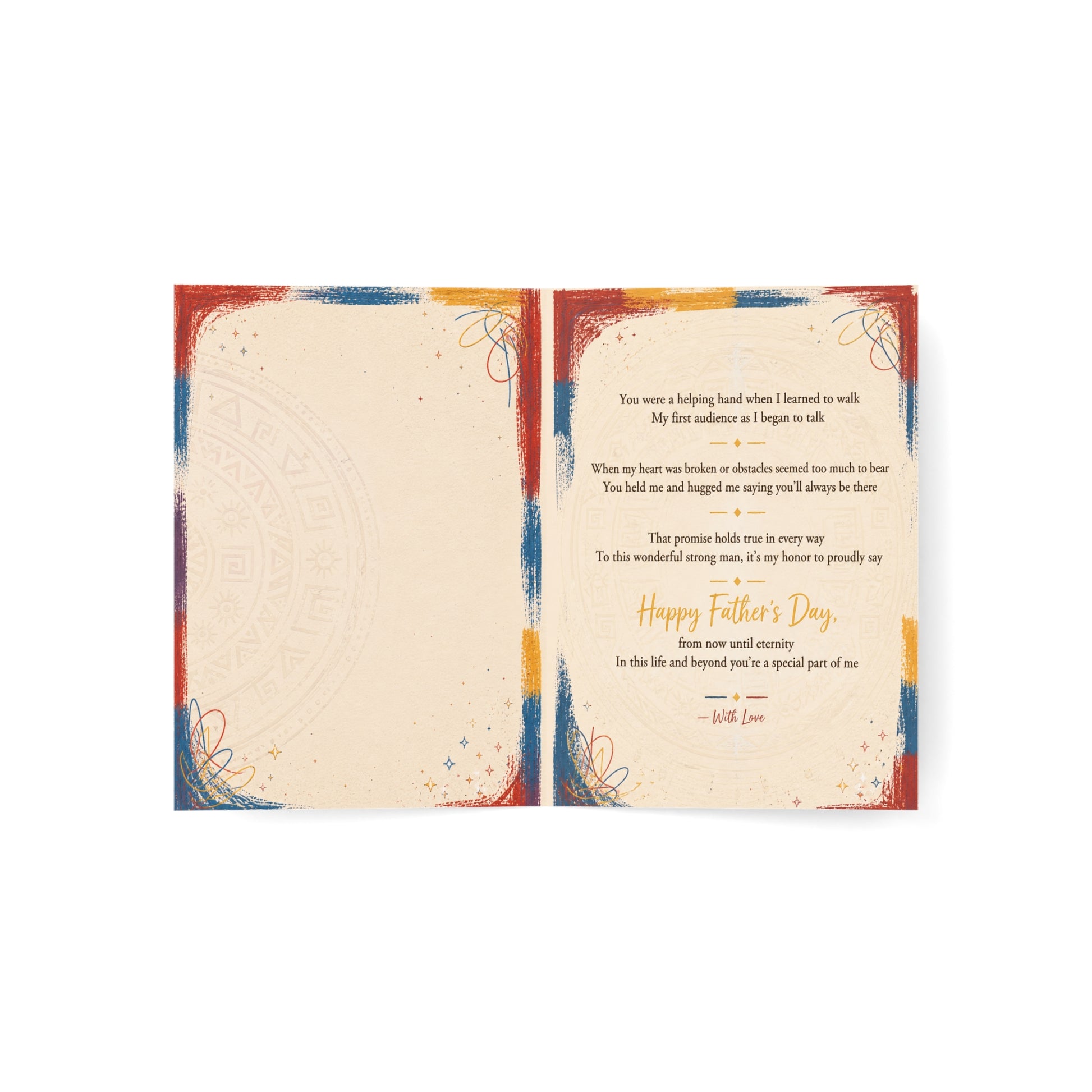 Father's Day Greeting Card – "Wishing An Amazing Man All The Best" (Pack of 1, 10, 30, 50)