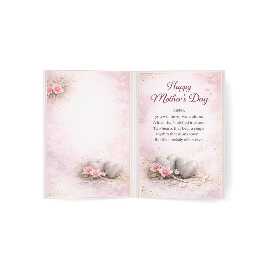 Mother's Day Sister Greeting Cards — Pack of 1/10/30/50
