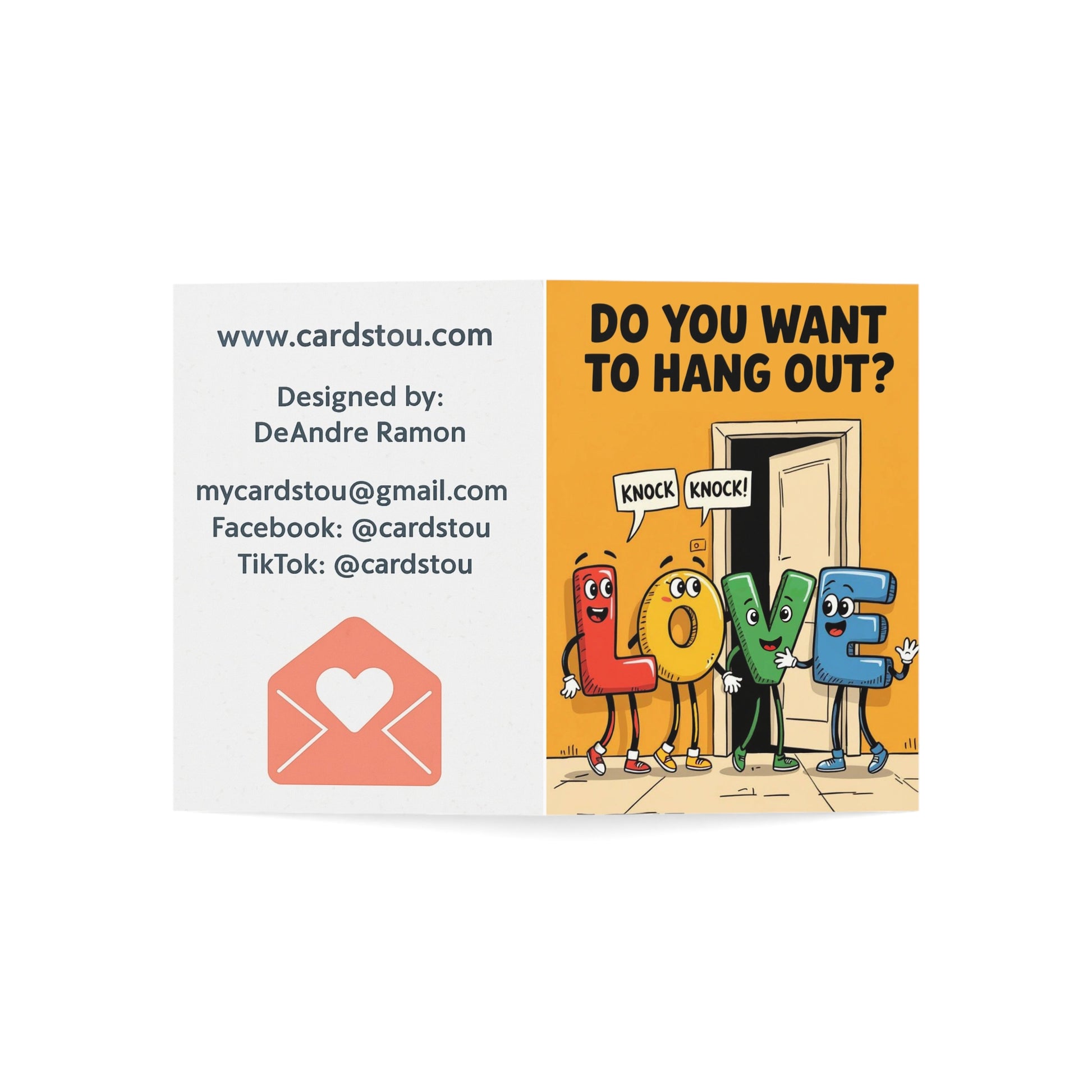 Playful Love Greeting Cards - Perfect for Friends' Gatherings, Anniversaries, or Just Because - Fun Knock Knock Design, Cards for [...]
